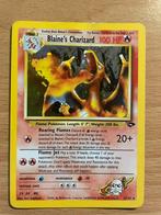 Blaines charizard (GC2) gym challenge pokemon kaarten, Hobby en Vrije tijd, Verzamelkaartspellen | Pokémon, Ophalen of Verzenden