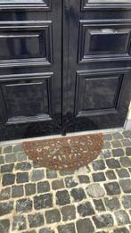 Gietijzeren deurmat, Tuin en Terras, Deurmatten, Ophalen, Gietijzer, Schoonloopmat, Zo goed als nieuw