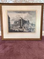 Pentekening van de Nieuwe kerk te Amsterdam, Antiek en Kunst, Ophalen of Verzenden