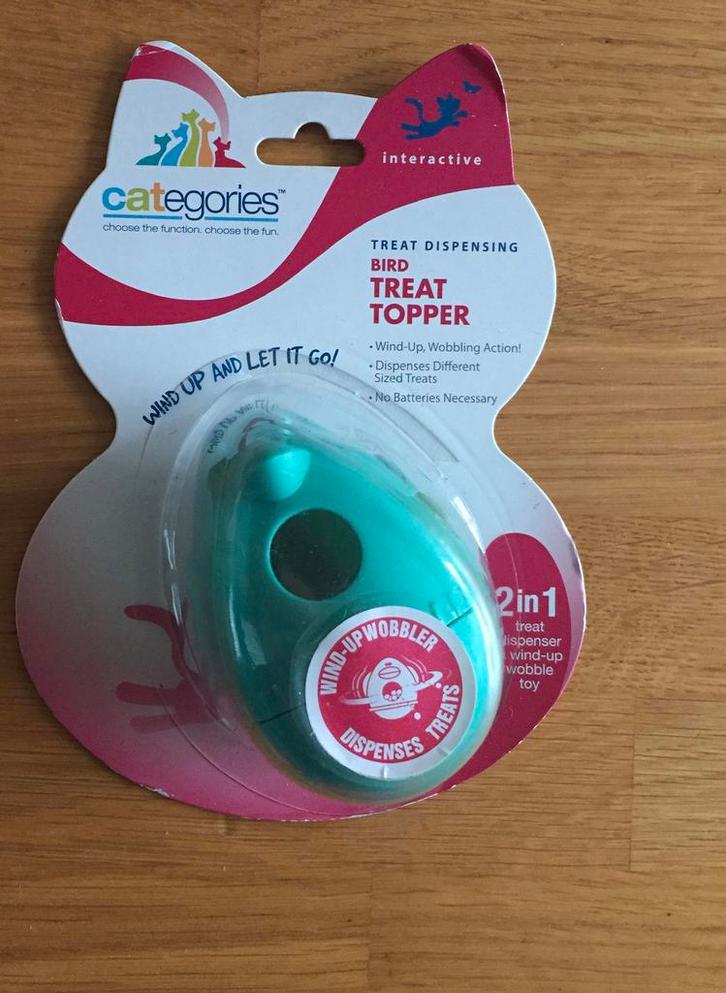 Opwindbaar kattenspeelgoed treat topper voor kattensnoepjes, Dieren en Toebehoren, Katten-accessoires, Zo goed als nieuw, Ophalen of Verzenden