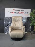 Staopstoel Goteborg met Accu en Topswing, Huis en Inrichting, Fauteuils, Minder dan 50 cm, Minder dan 75 cm, Leer, Ophalen of Verzenden