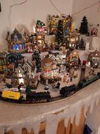 "Kerst dorpje" Lemax huisjes, Märklin treintjes, Ophalen, Gebruikt