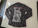 Philipp Plein Dog blouse / overhemd maat L, Ophalen of Verzenden, Zo goed als nieuw, Halswijdte 41/42 (L)