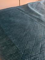 Mooie  sprei petrol, Ophalen, Blauw, Tweepersoons, Deken of Dekbed