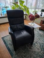 Bueana Relaxstoel - Massimo Nero Leer, Huis en Inrichting, Fauteuils, Ophalen