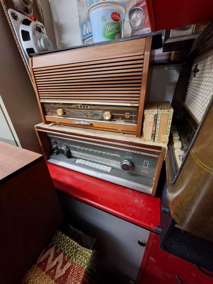 Antieke buizenradio.s en audio apparatuur, Antiek en Kunst, Antiek | Tv's en Audio, Ophalen of Verzenden