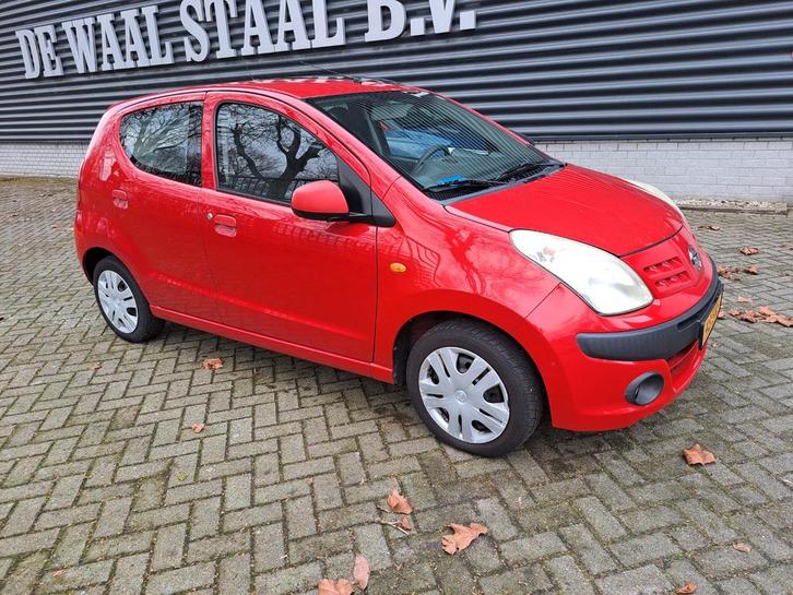 Nissan Pixo 1.0 50KW 5D 2011 Rood, Auto's, Nissan, Particulier, Pixo, Benzine, A, Hatchback, Handgeschakeld, Origineel Nederlands