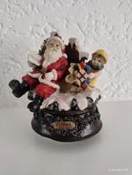 Kerstmis Speeldoos, opdraaibaar kerstcarrousel met muziek, Diversen, Kerst, Ophalen of Verzenden, Zo goed als nieuw