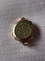 Talisman SOS vergulde hanger goud vintage, Ophalen of Verzenden, Zo goed als nieuw, Goud, Zilver