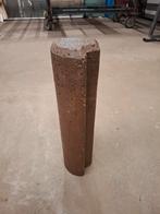 80-100m¹ pallisade zware uitvoering, 60cm hoog, rood, Ophalen, Gebruikt, Beton, Biels