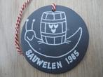 Carnavals insigne / embleem Sauwelen 1985 Kaaiendonk, Carnaval, Kaaiendonk, Overige maten, Ophalen of Verzenden