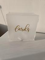 Bruiloft Kaartendoos, Huis en Inrichting, Ophalen, Zo goed als nieuw