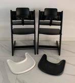 2x Compleet Stokke tripp trapp kinderstoel & Babyset & Blad, Ophalen of Verzenden, Zo goed als nieuw, Meegroeistoel, Stoelverkleiner