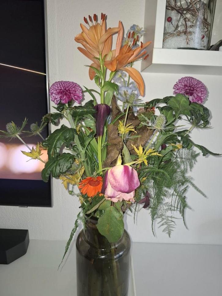 Kerstboom 210cm met LED verlichting, Huis en Inrichting, Woonaccessoires | Droogbloemen, Nieuw, Ophalen of Verzenden