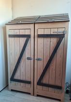 2 ruime houten kledingkasten model strandhuisje, Kinderen en Baby's, Kinderkamer | Commodes en Kasten, Ophalen, Gebruikt, 50 tot 70 cm