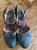Z.g.a.n Clumpy's Eva maat 38, valt groter, Zwart, Zo goed als nieuw, Sandalen of Muiltjes, Ophalen of Verzenden