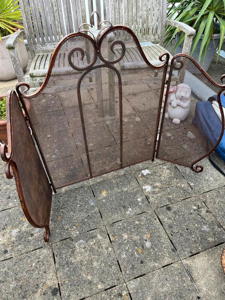 Groot Haardscherm - Decoratief & Functioneel, Huis en Inrichting, Kachels, Gebruikt, Vrijstaand, Overige soorten, Ophalen