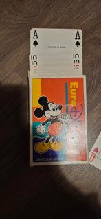 Euro Disney Jumbo Speelkaarten Vintage, Een of twee spelers, Ophalen of Verzenden, Gebruikt, Disney