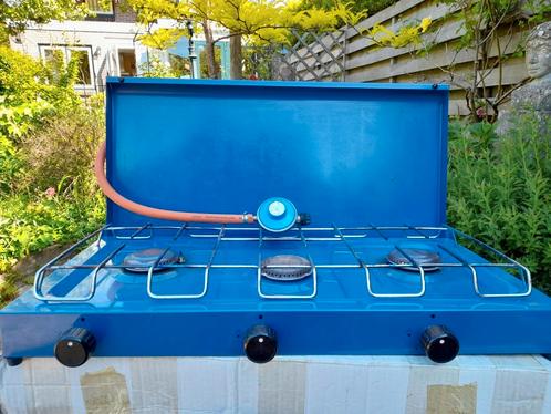 3 pits kooktoestel komfort MET THERMISCHE BEVEILIGING, Caravans en Kamperen, Kampeeraccessoires, Zo goed als nieuw, Ophalen of Verzenden