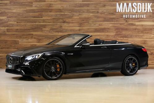 Mercedes S-klasse Cabrio AMG 63 4MATIC+|Ceramic|Massage|Carb, Auto's, Mercedes-Benz, Bedrijf, Te koop, S-Klasse, 360° camera, 4x4