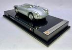 Porsche 550 Spyder Zilver 1:18 van Amalgam, Ophalen of Verzenden, Nieuw, Auto, Overige merken