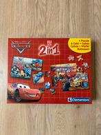 Disney Pixar Cars puzzel Clementoni 2 in 1, Ophalen of Verzenden, 10 tot 50 stukjes, Zo goed als nieuw, 4 tot 6 jaar