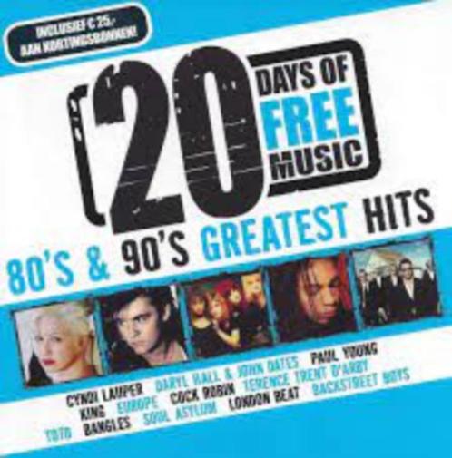 80's & 90's Greatest Hits Originele CD., Cd's en Dvd's, Cd's | Verzamelalbums, Nieuw in verpakking, Pop, Ophalen of Verzenden