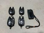 Fox RX+ beetmelder set 4+1 inclusief black label bobbins, Watersport en Boten, Hengelsport | Karpervissen, Ophalen of Verzenden