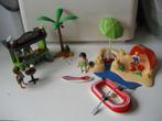 playmobil vakantie strand met strandtent, Kinderen en Baby's, Ophalen of Verzenden, Zo goed als nieuw