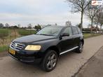 Volkswagen Touareg 3.2 V6 4Motion/Leder/Clima, Auto's, Automaat, Gebruikt, 3189 cc, Zwart