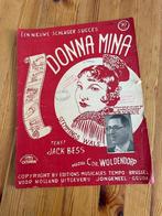 Donna mina - woldendorp / bess - bob scholte, Muziek en Instrumenten, Bladmuziek, Zang, Gebruikt, Ophalen of Verzenden, Artiest of Componist