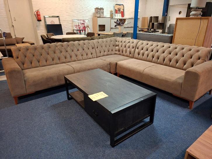 Nu eenmalig aantal hoekbanken voor 995,- 300x270cm, Huis en Inrichting, Banken | Bankstellen, Nieuw, Vierpersoons of meer, 300 cm of meer