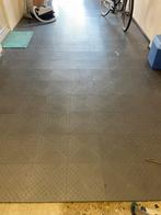 Rubberen tegels., Doe-het-zelf en Verbouw, Vloerdelen en Plavuizen, Ophalen, 50 tot 150 cm, Zo goed als nieuw, 10 m² of meer