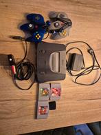 Nintendo 64, Ophalen of Verzenden, Met 2 controllers