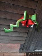 Oude Kerstklokken met Strik - Decoratie, Ophalen of Verzenden, Gebruikt