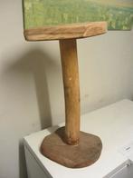 Acacia barkruk/plantenstaander, Huis en Inrichting, Ophalen, 60 tot 90 cm, Zo goed als nieuw, 1 kruk