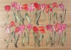 Tulpen rode, roze stickers, Verzenden, Nieuw, Meerdere stickers