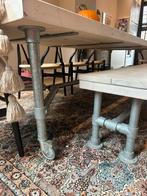 Industriele diner tafel - 10-12 personen, Huis en Inrichting, Tafels | Eettafels, Ophalen, Gebruikt, 200 cm of meer, 50 tot 100 cm