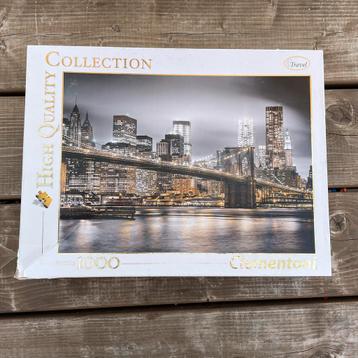 Puzzel 1000 stukjes Clementoni High Quality Collection NY beschikbaar voor biedingen