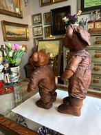 Unieke vintage Engelse kunstberen set handgemaakt., Ophalen of Verzenden