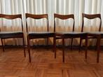 4 Vintage Midcentury Modern Stoelen | Palissander | AWA, Ophalen