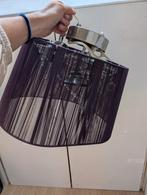 Paarse lamp met diamanten, Huis en Inrichting, Lampen | Lampenkappen, Ophalen of Verzenden, Zo goed als nieuw, Rond