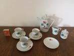 Kinderservies ouderwets jaren 60 klein kop schotel theepotje, Antiek en Kunst, Ophalen of Verzenden