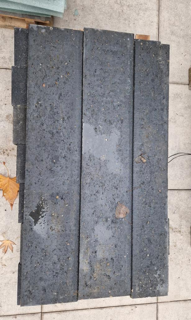 Opsluitbanden zwart, Tuin en Terras, Bielzen en Borders, Nieuw, Border, Beton, Minder dan 25 cm, 100 tot 200 cm, Minder dan 25 cm