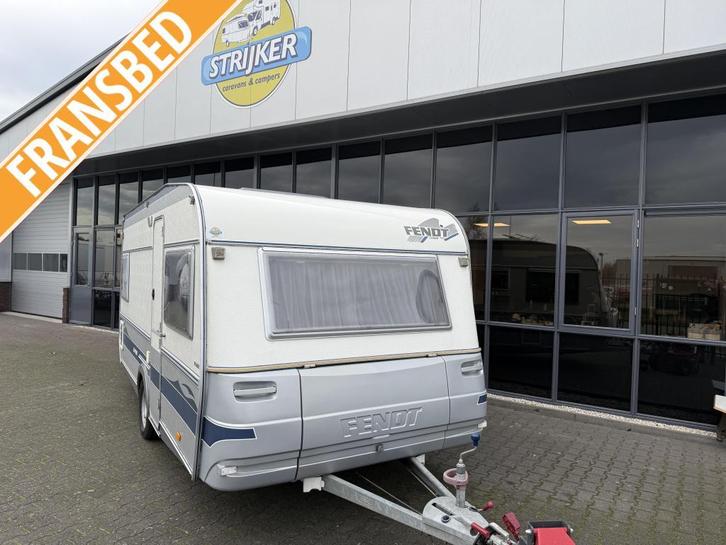 Fendt Saphir 470 TFB Fransbed + Rondzit + WC pers caravan, Caravans en Kamperen, Caravans, Bedrijf, tot en met 4, 1000 - 1250 kg