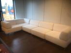 Softline Witte hoekbank showroommodel - 370x170 cm, Ophalen, Hoekbank, 300 cm of meer, Zo goed als nieuw