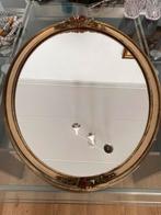 Ovale antieke spiegel, Antiek en Kunst, Antiek | Spiegels, 50 tot 100 cm, Minder dan 100 cm, Ophalen of Verzenden, Ovaal