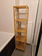 Bamboe Badkamerrek - 5 Planken - 146x33, Ophalen, Minder dan 50 cm, 100 tot 150 cm, Overige typen