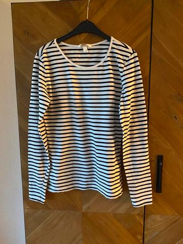 Zgan. Gestreept Shirt van H&M. Maat M  beschikbaar voor biedingen