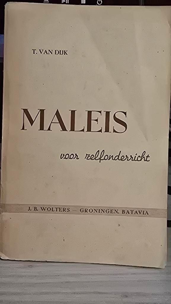Maleis voor Zelfonderricht - T. van Dijk, Boeken, Taal | Overige Talen, Gelezen, Non-fictie, Ophalen of Verzenden